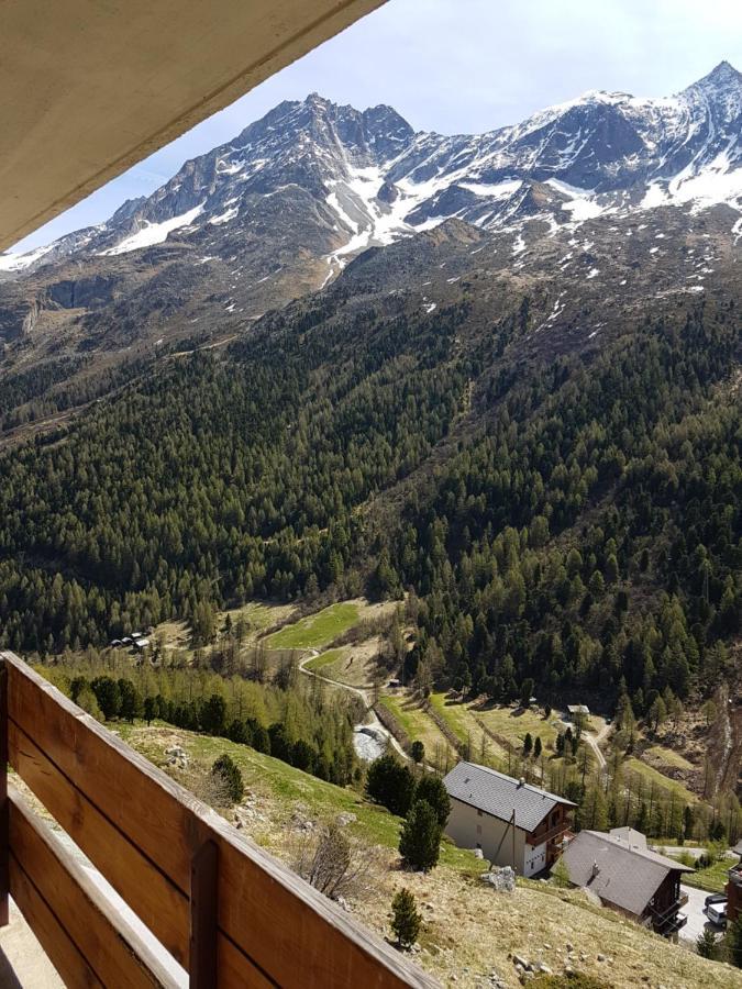 Le Panorama - Appartement à Arolla face aux montagnes à 150m des pistes Evolène Extérieur photo