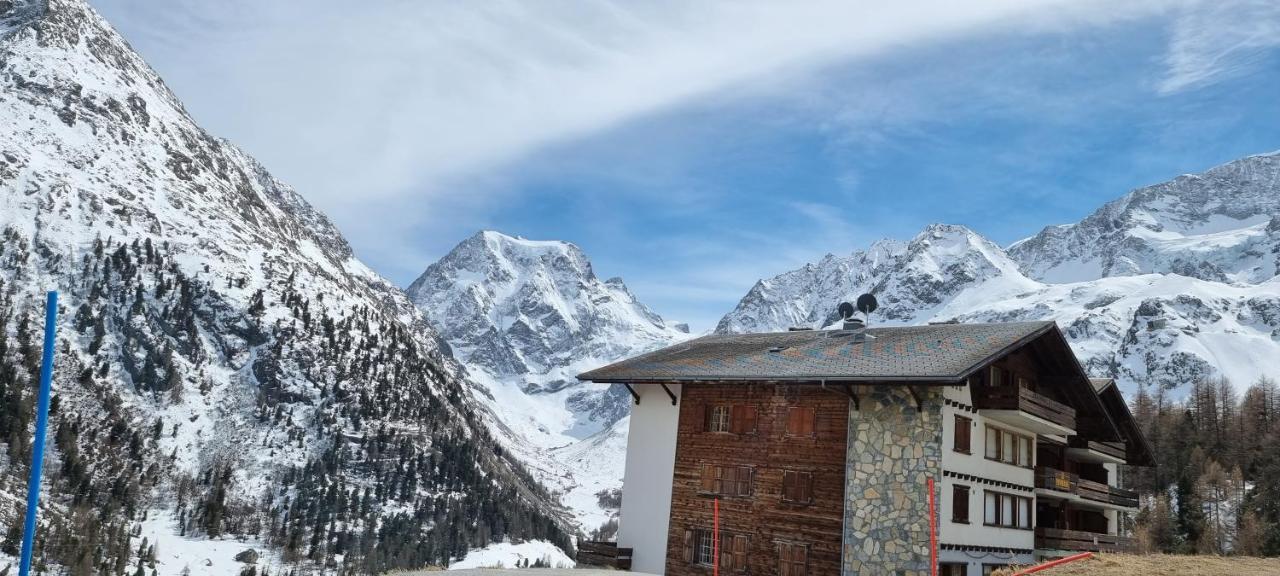 Le Panorama - Appartement à Arolla face aux montagnes à 150m des pistes Evolène Extérieur photo