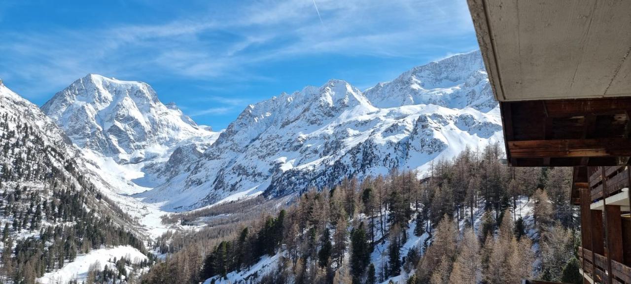 Le Panorama - Appartement à Arolla face aux montagnes à 150m des pistes Evolène Extérieur photo