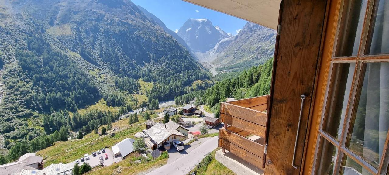 Le Panorama - Appartement à Arolla face aux montagnes à 150m des pistes Evolène Extérieur photo
