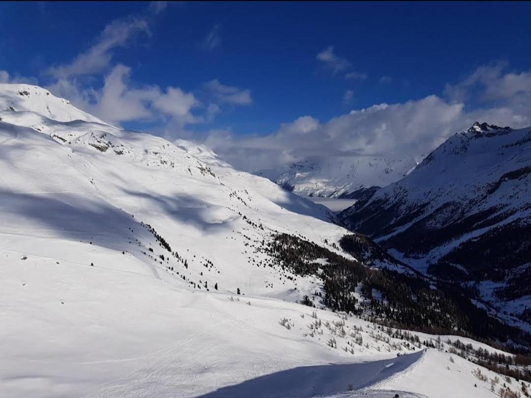 Le Panorama - Appartement à Arolla face aux montagnes à 150m des pistes Evolène Extérieur photo