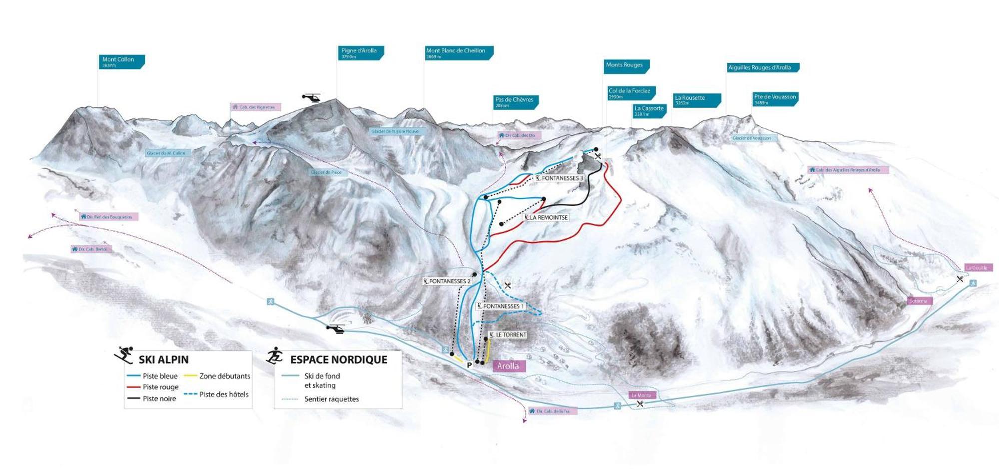 Le Panorama - Appartement à Arolla face aux montagnes à 150m des pistes Evolène Extérieur photo