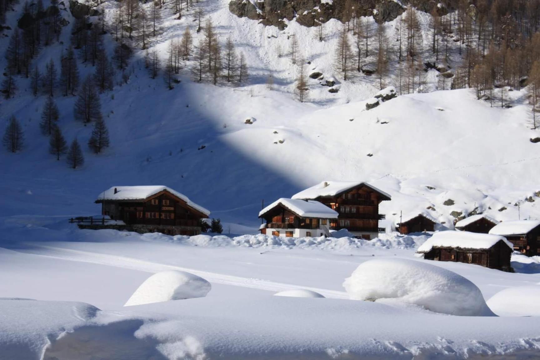 Le Panorama - Appartement à Arolla face aux montagnes à 150m des pistes Evolène Extérieur photo